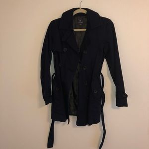 Forever 21 Navy Trench Coat